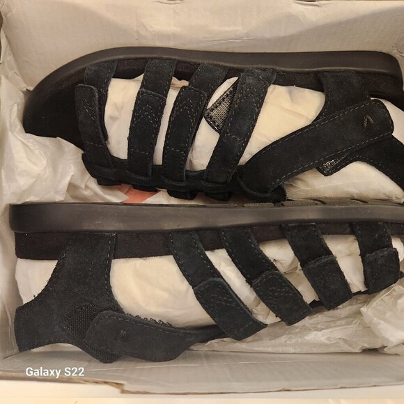 NEW Vionic Women's Palm Ritta Anklestrap Gladiator Orthotic Sandals Size 6 BLACK - Picture 6 of 10